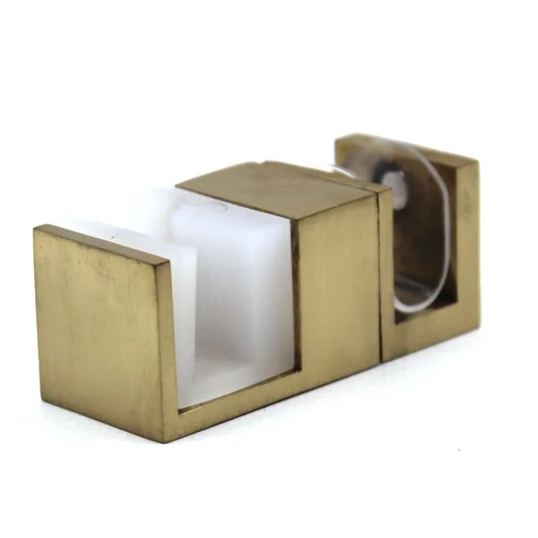 Цинковый сплав, Matt Brushed Gold, 002